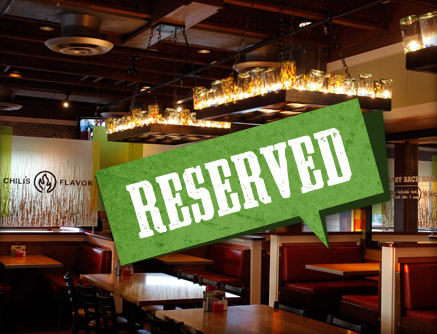 Make a reservation at Chili's today!